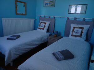 Conciergerie - Ln Services - Ault - Baie de Somme - 14.2 chambre avec 2 lits simple vue mer